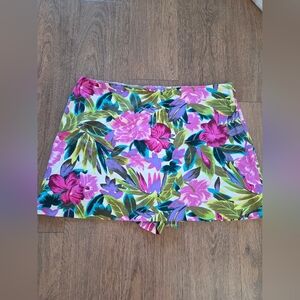 Gap Linen-blend Mini Floral Women's Skort